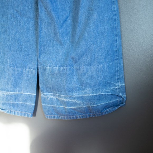 Vintage 1970's Braided Flare Jeans - Picture 8 of 10